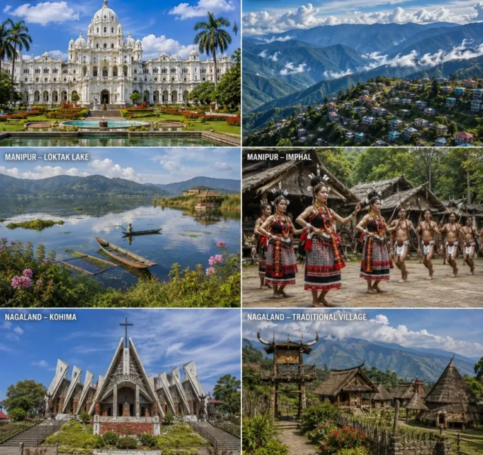Tripura, Mizoram, Manipur & Nagaland Tour Package featuring Unakoti, Neermahal, Aizawl, Loktak Lake and Kohima
