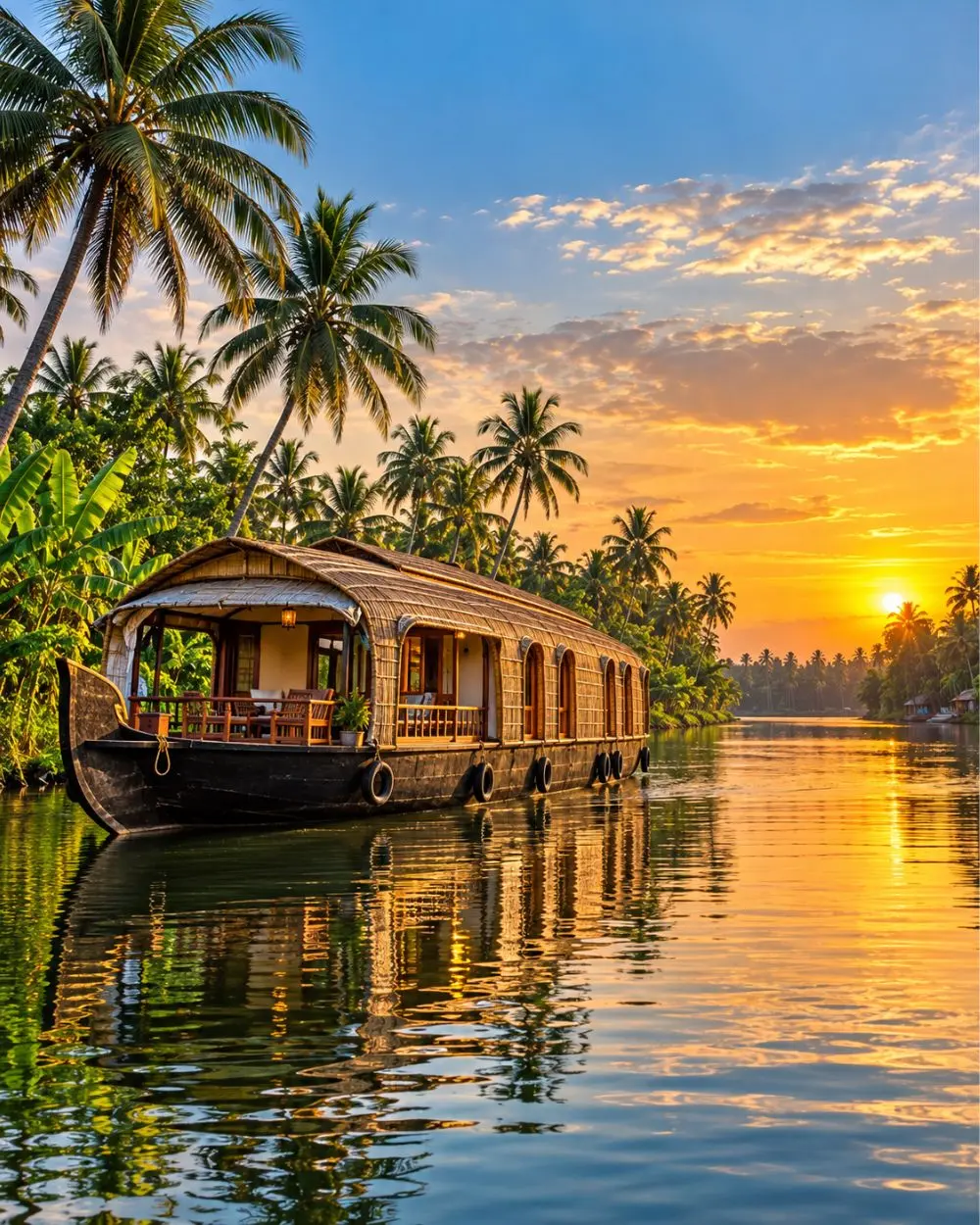 Kerala backwaters and houseboats