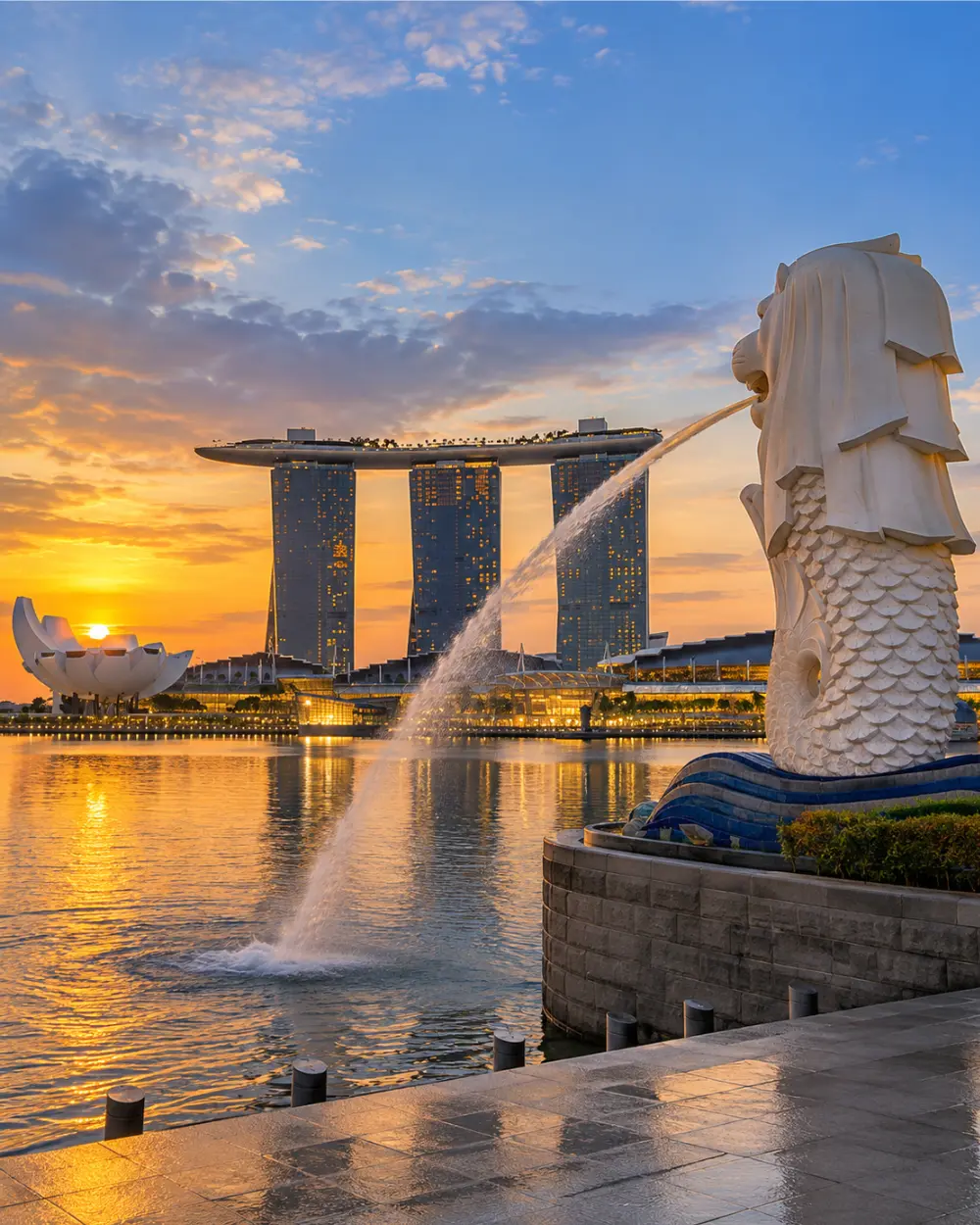 Singapore city skyline
