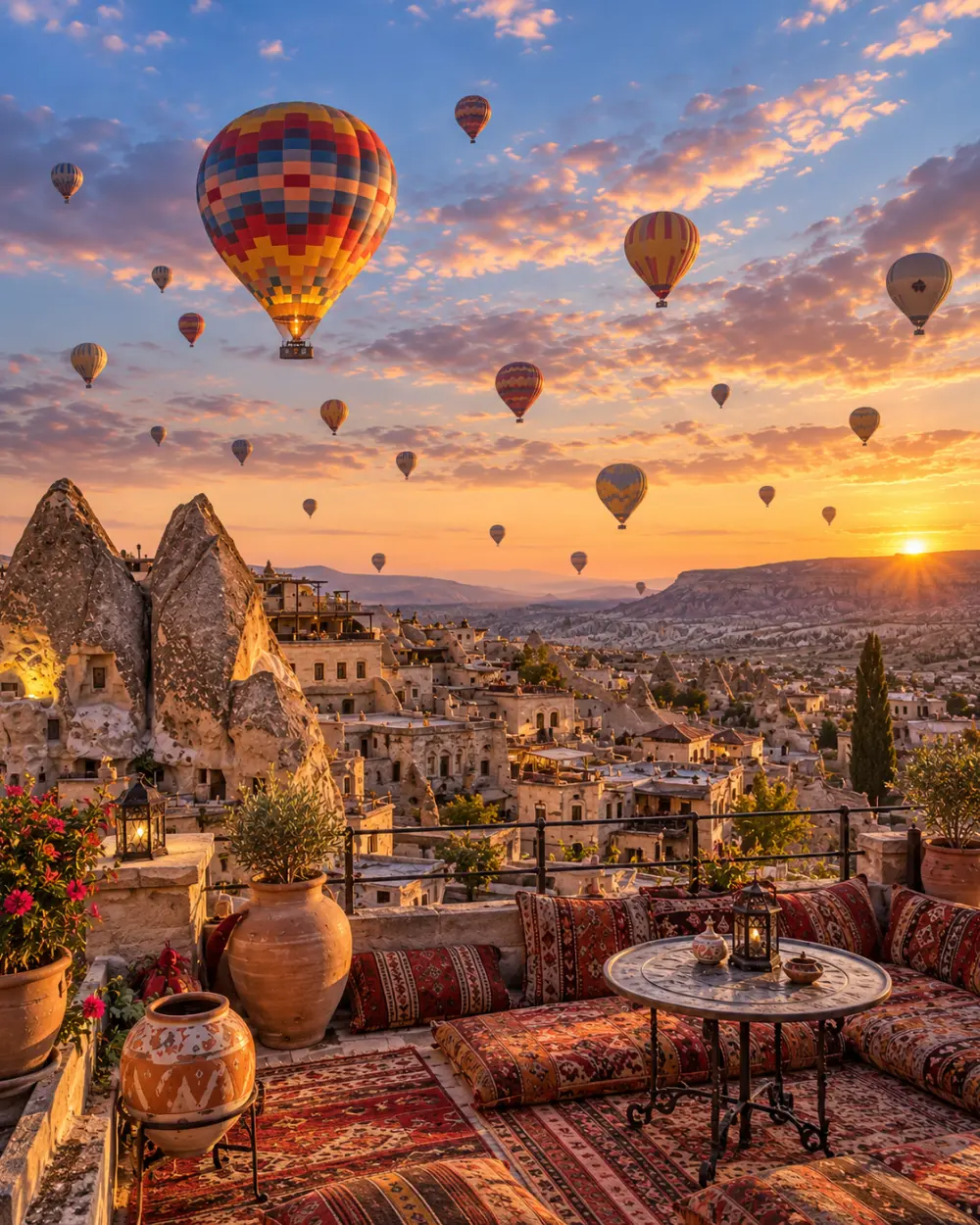 Turkey historical landmarks and bazaars